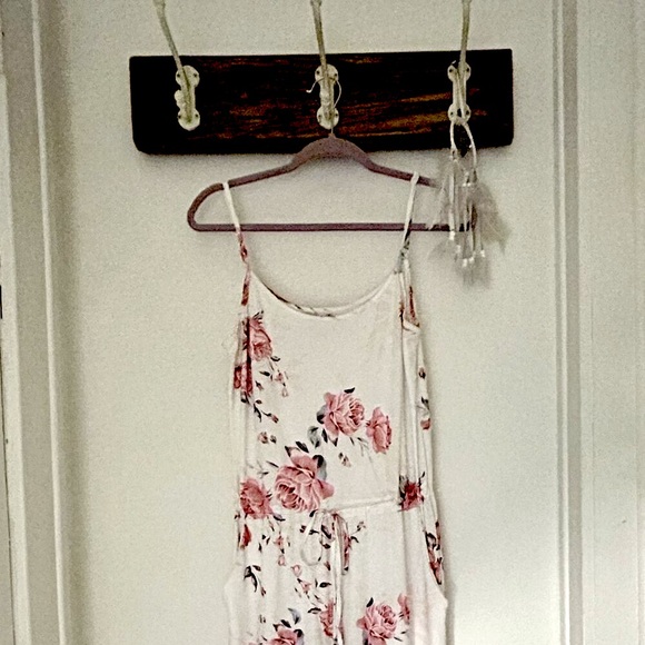 Women's Casual Floral Boho Print Jumpsuit - Picture 1 of 6